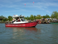 Relief Coast Guard patrol boat arrives